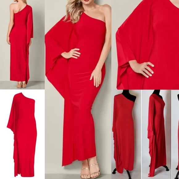 One Shoulder Maxi Dress - Picture 7 of 8